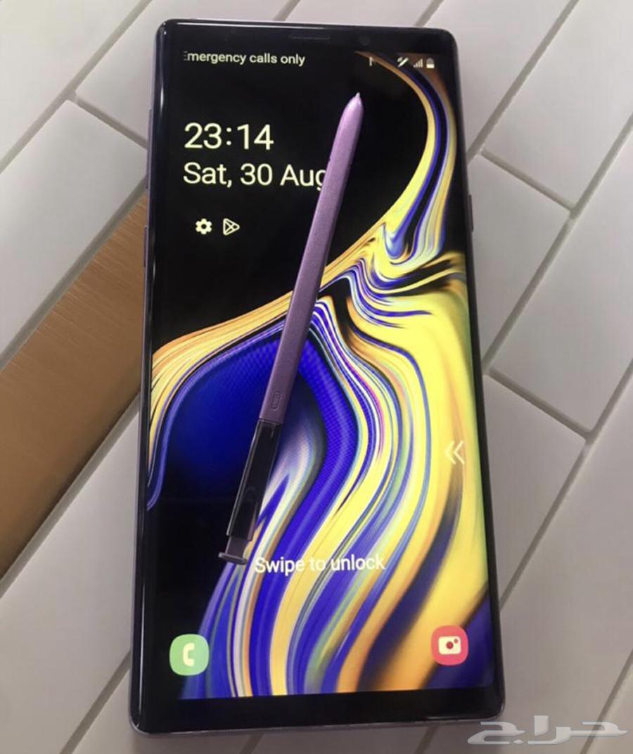 جوال سامسونج جالكسي نوت 9 نظيف جدا  جدا  ذاكرته 512 جيجابايت64396006582146114