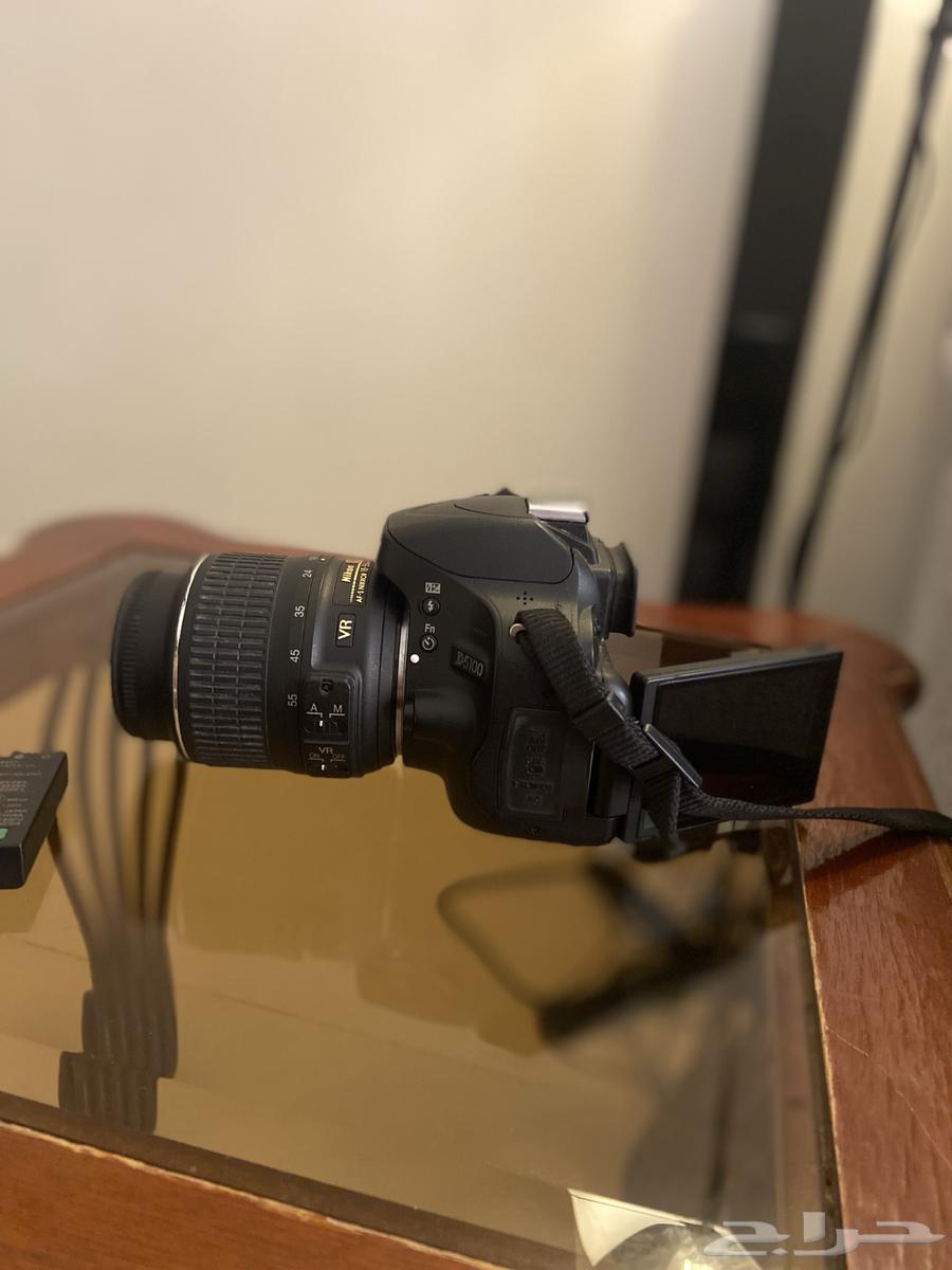 كاميرة نيكون D5100   عدسة VR-18 55mm   بطارية   شاحن64398047121026112