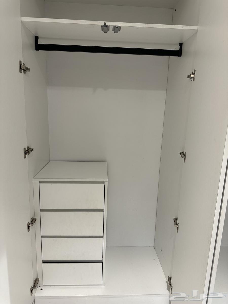 دولاب ملابس أبيض 3 متر تصميم ايكيا Ikea64400688578179112