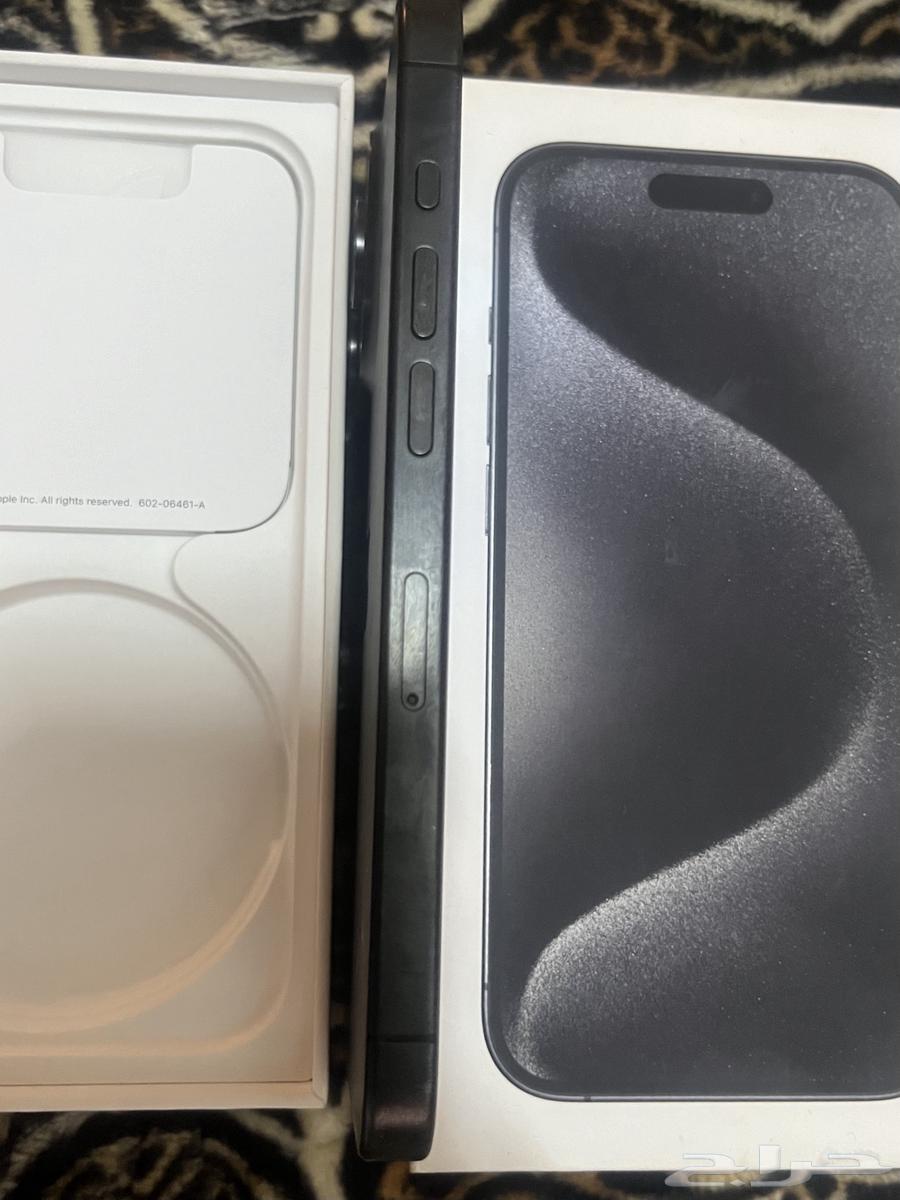 ايفون 15 برو تيتانيوم اسود64400079041281114