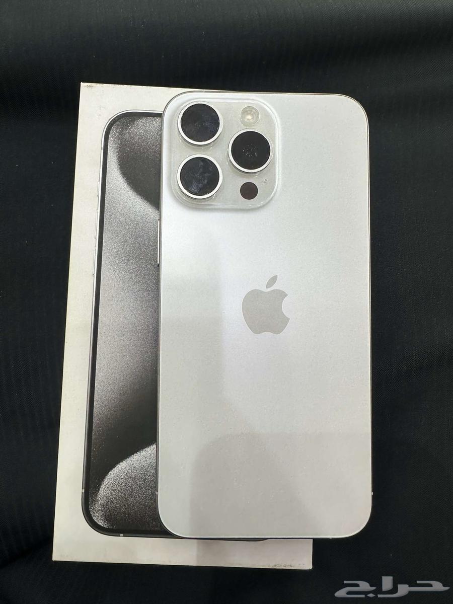 ايفون 15 برو ماكس 256 ابيض64397353578881111