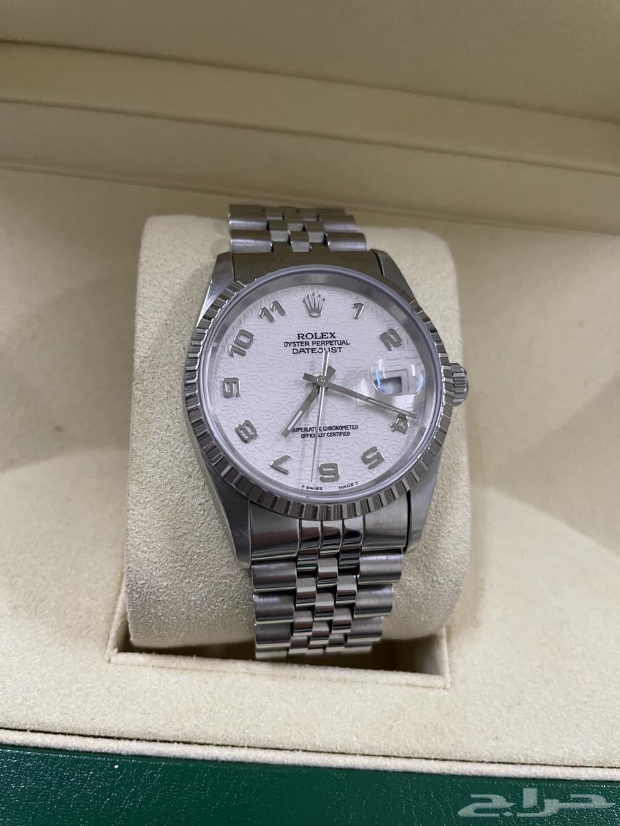 ساعة رولكس ديت جست 36 مينا عاج نادر جدا ومميز64396184993922110