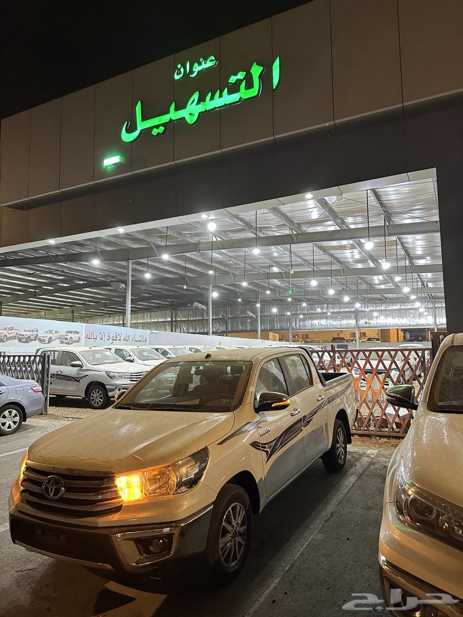 هايلوكس 2025 بنزين جنوط اصفار بطاقة جمركية السعر 124 بنوك64539514420994112