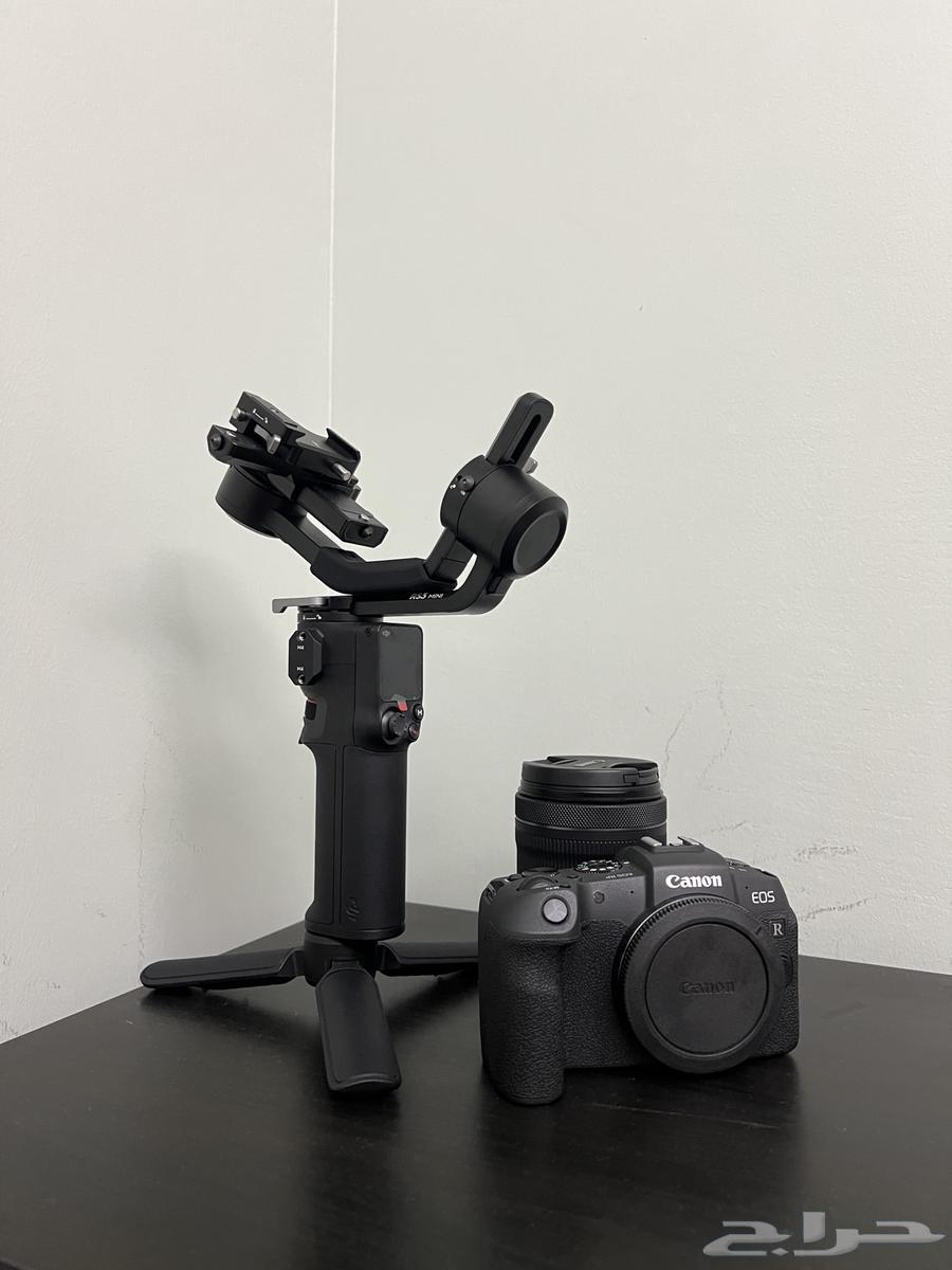 كاميرا كانون مع العدسة و مثبت DJI64396713712002110