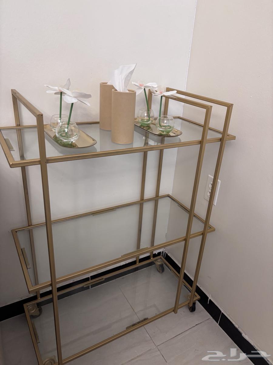 طاوله و عربة ضيافه64398382160385111