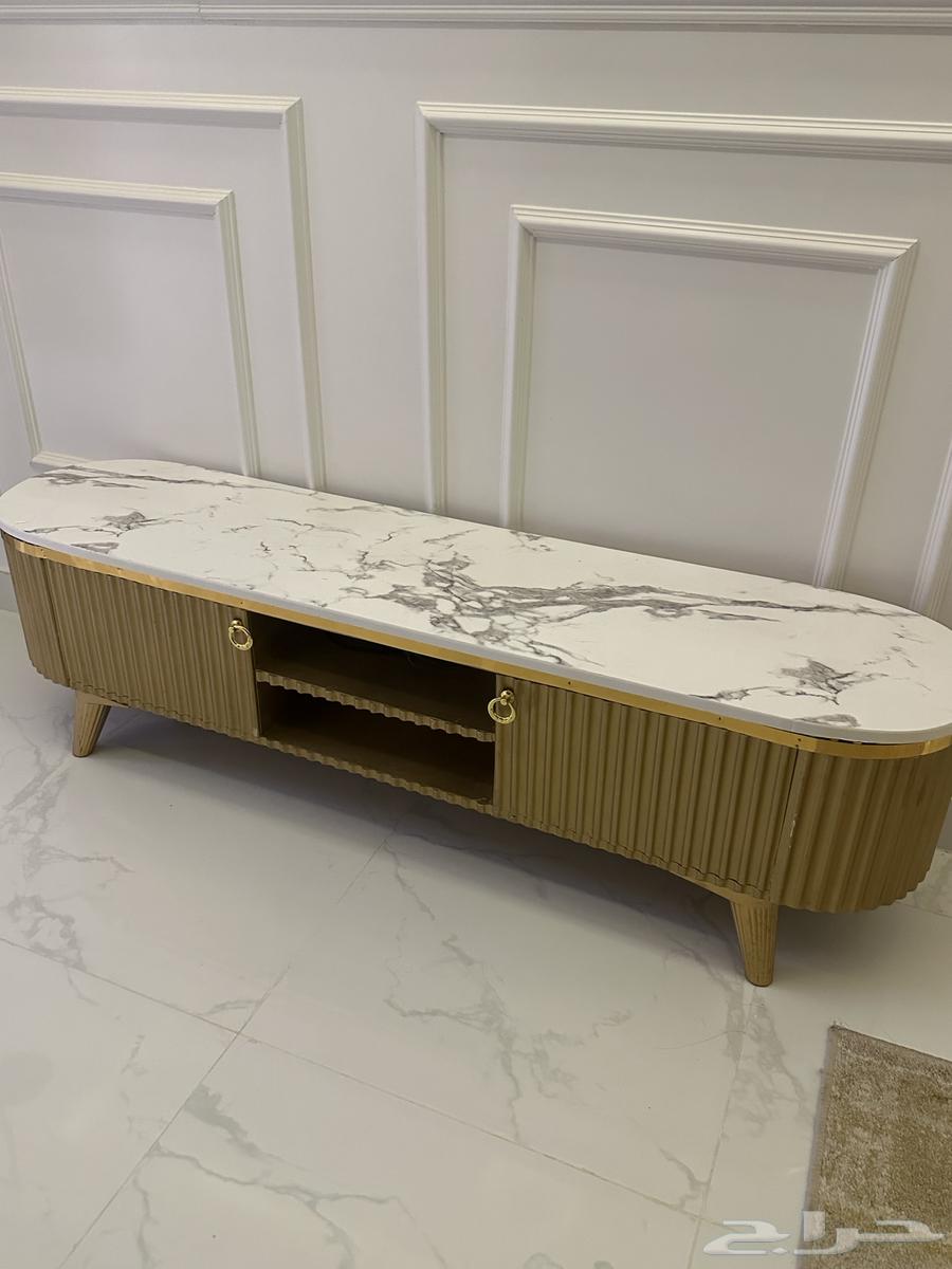 طاولة تلفزيون   طاوله خدمه كبيره   4 طاولات صغيره64398423991427110