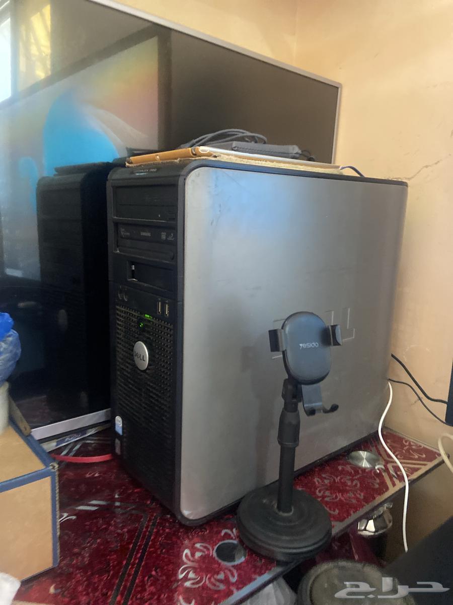 كمبيوتر مكتبي مع مكتب وشاشه 55 بوصه للبيع64398575890433113