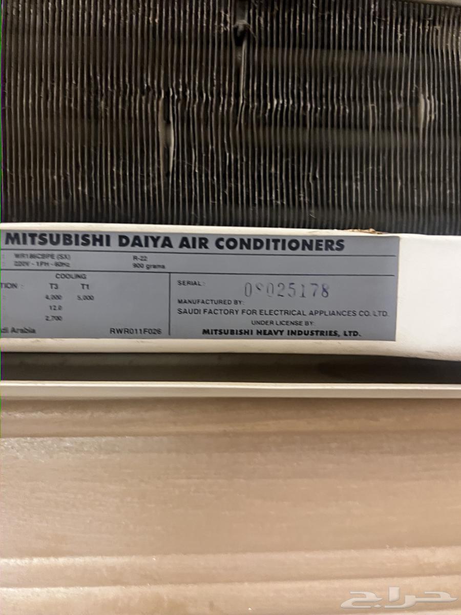 للبيع مكيفات مستبيشي نظيفة جدا64394923678338113
