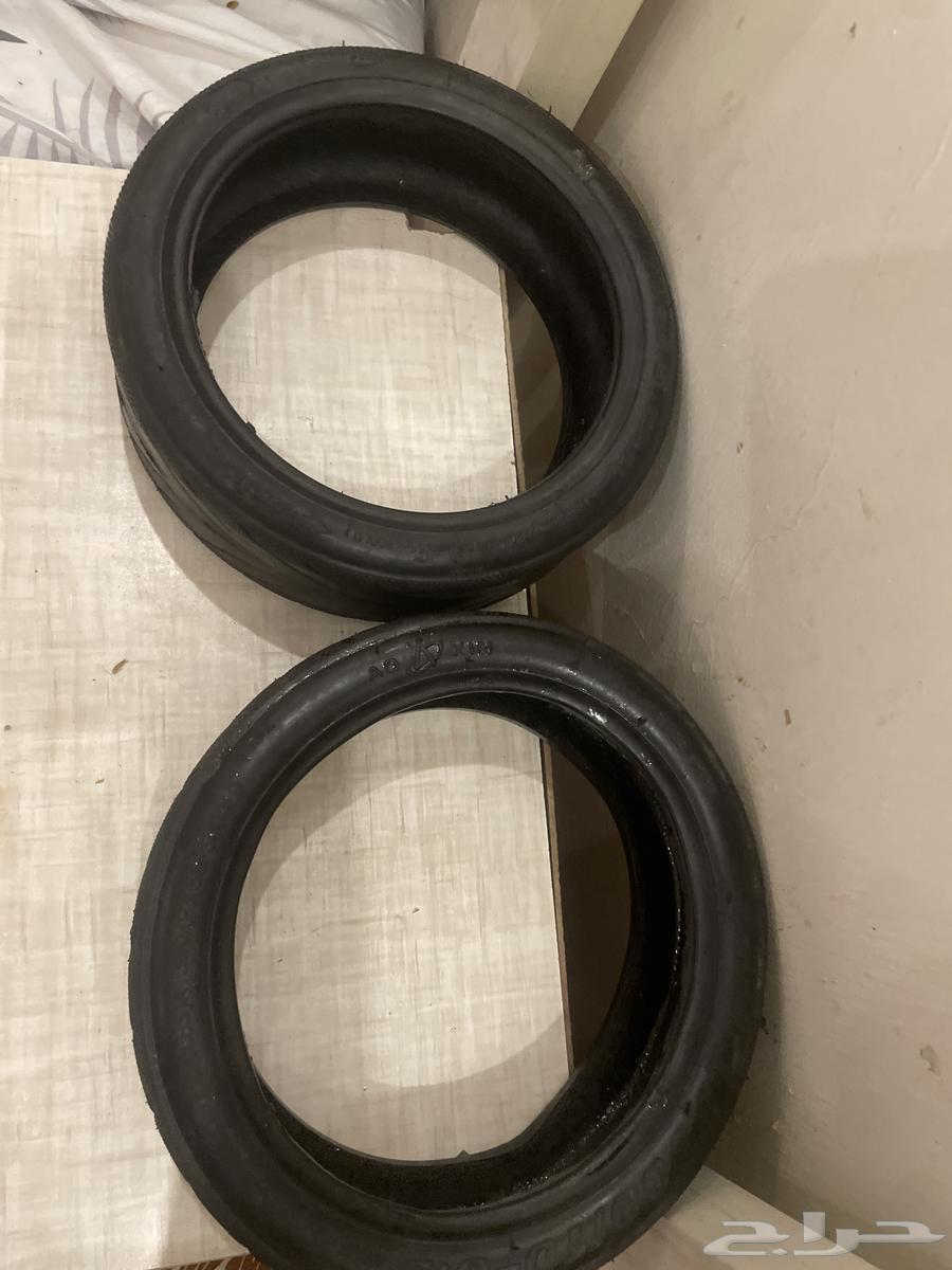 Scooter tires, monster size 6.5 with 2 new unused rims64397144539137110