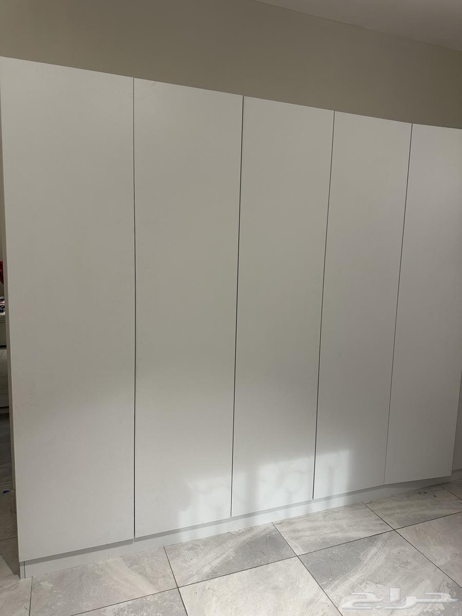 دولاب ملابس أبيض 3 متر تصميم ايكيا Ikea64400688578179110