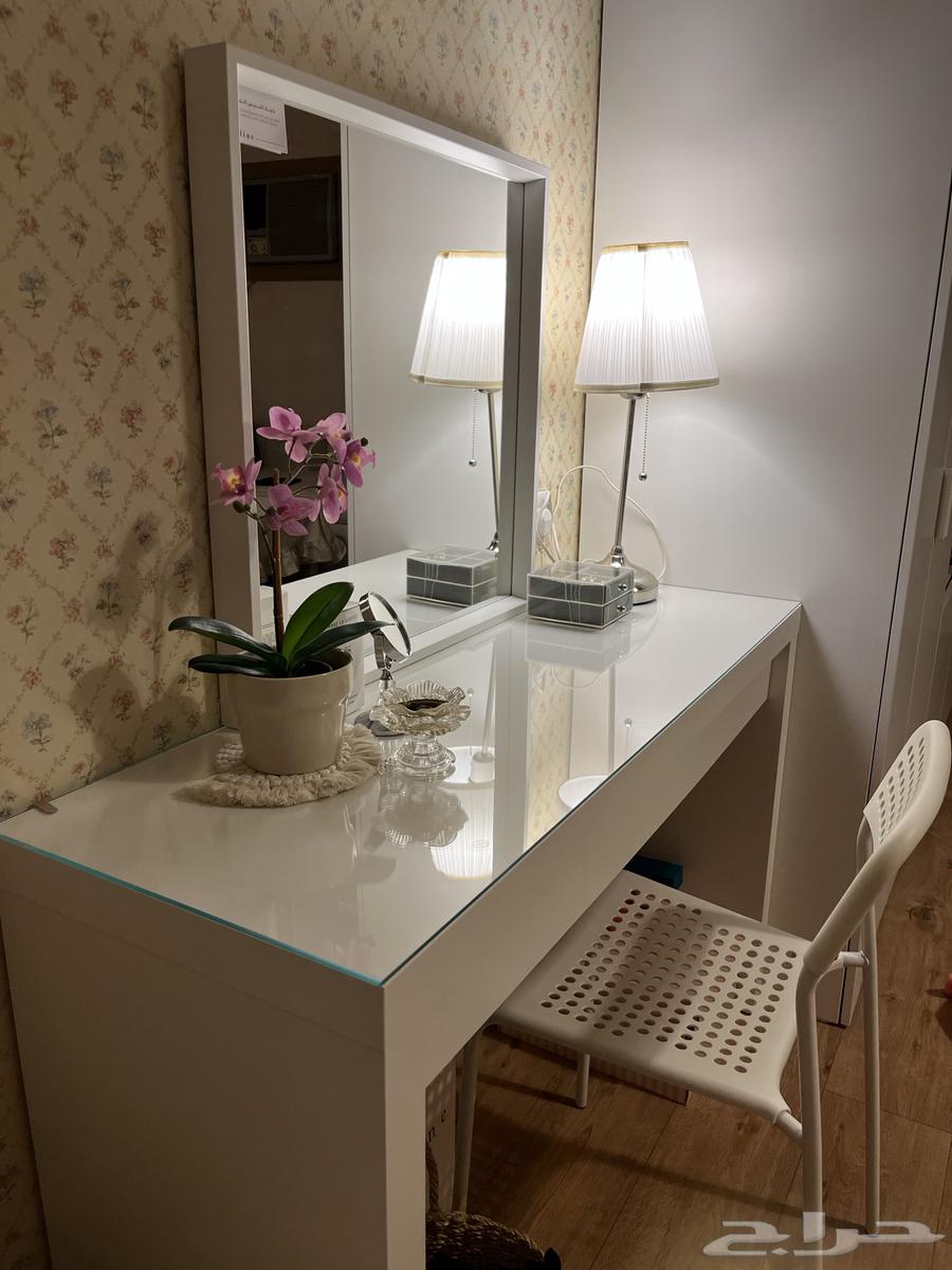 تسريحة ايكيا مستعمل لون ابيض64394179071233110