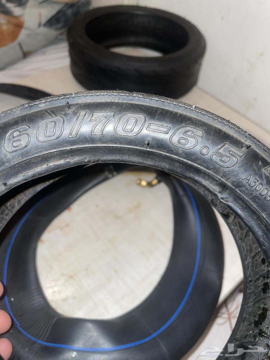 Scooter tires, monster size 6.5 with 2 new unused rims64397144539137111