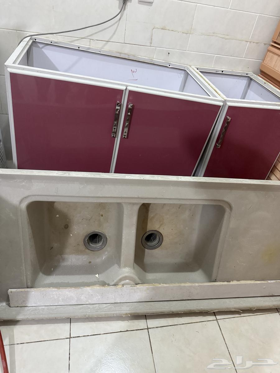 مغسلة مطبخ مع دولاب سفلي 200 ريال64392868473985111