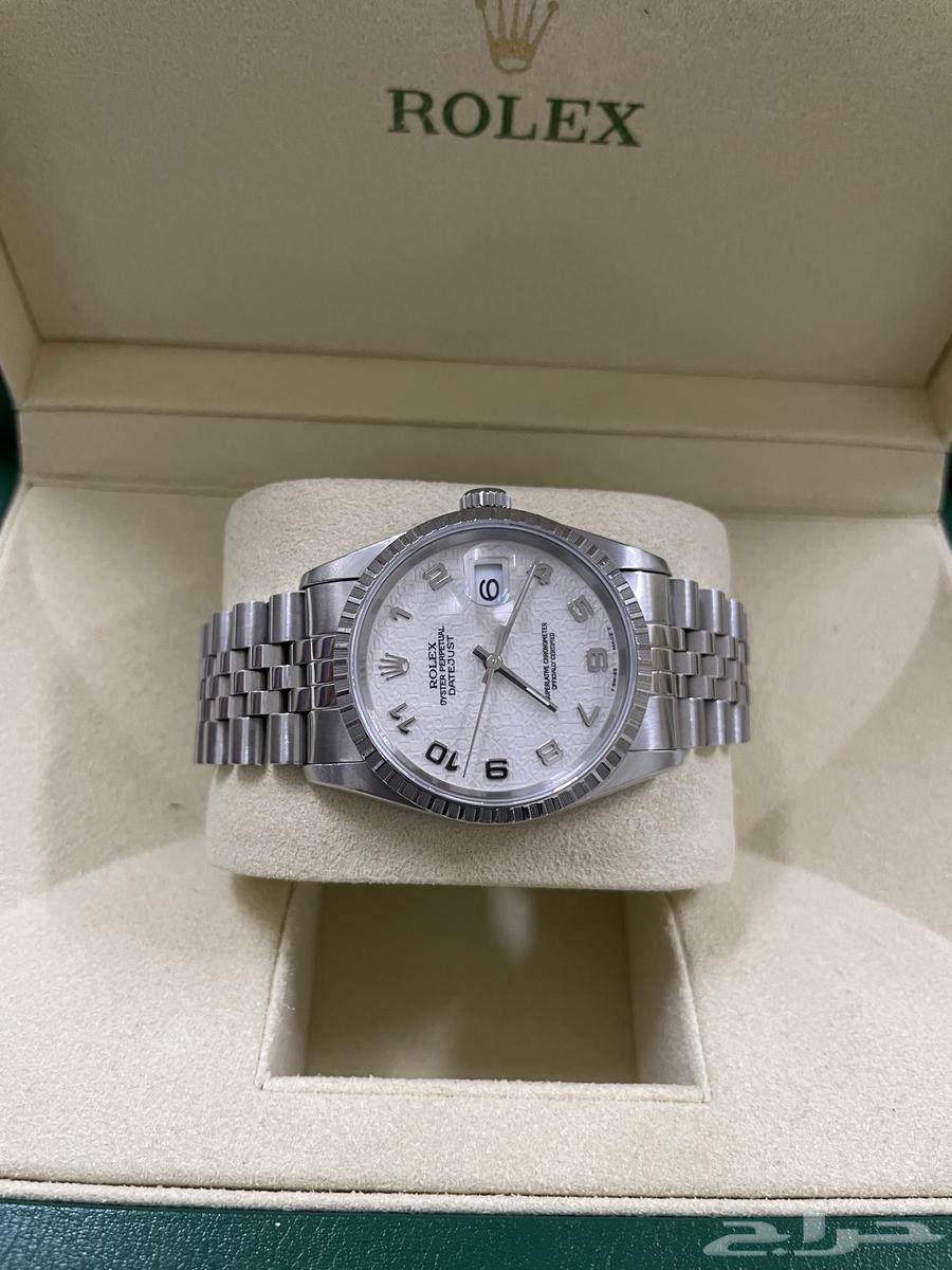 ساعة رولكس ديت جست 36 مينا عاج نادر جدا ومميز64396184993922111