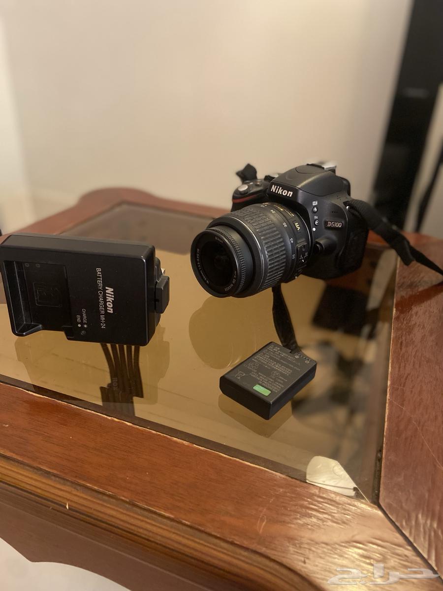 كاميرة نيكون D5100   عدسة VR-18 55mm   بطارية   شاحن64398047121026114