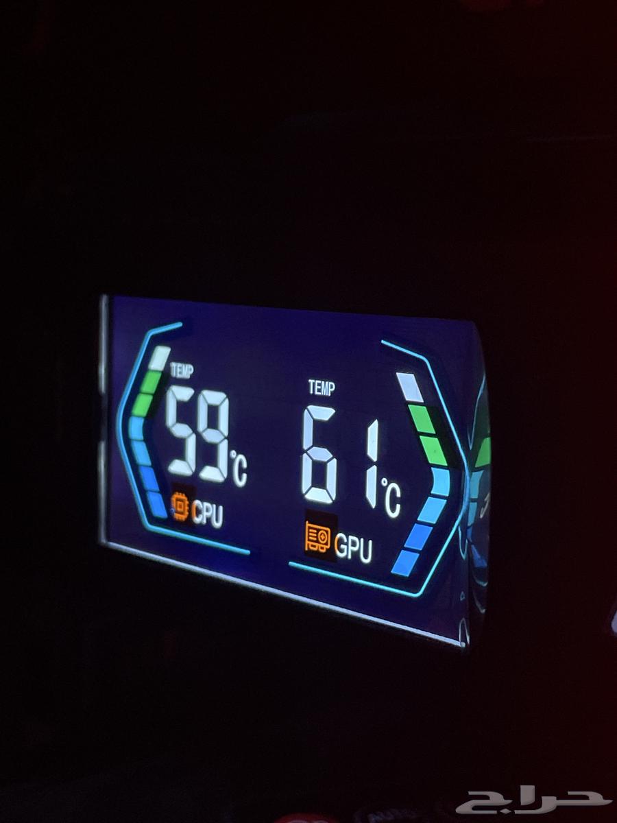 قطعه للبي سي تعرض لك درجه حراره معالج وحراره كرت مع شاشه64392827187331111