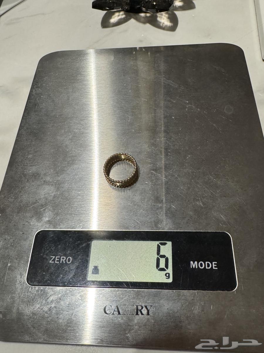 خاتم ذهب صافي طبق الأصل فان كليف64397381090433111