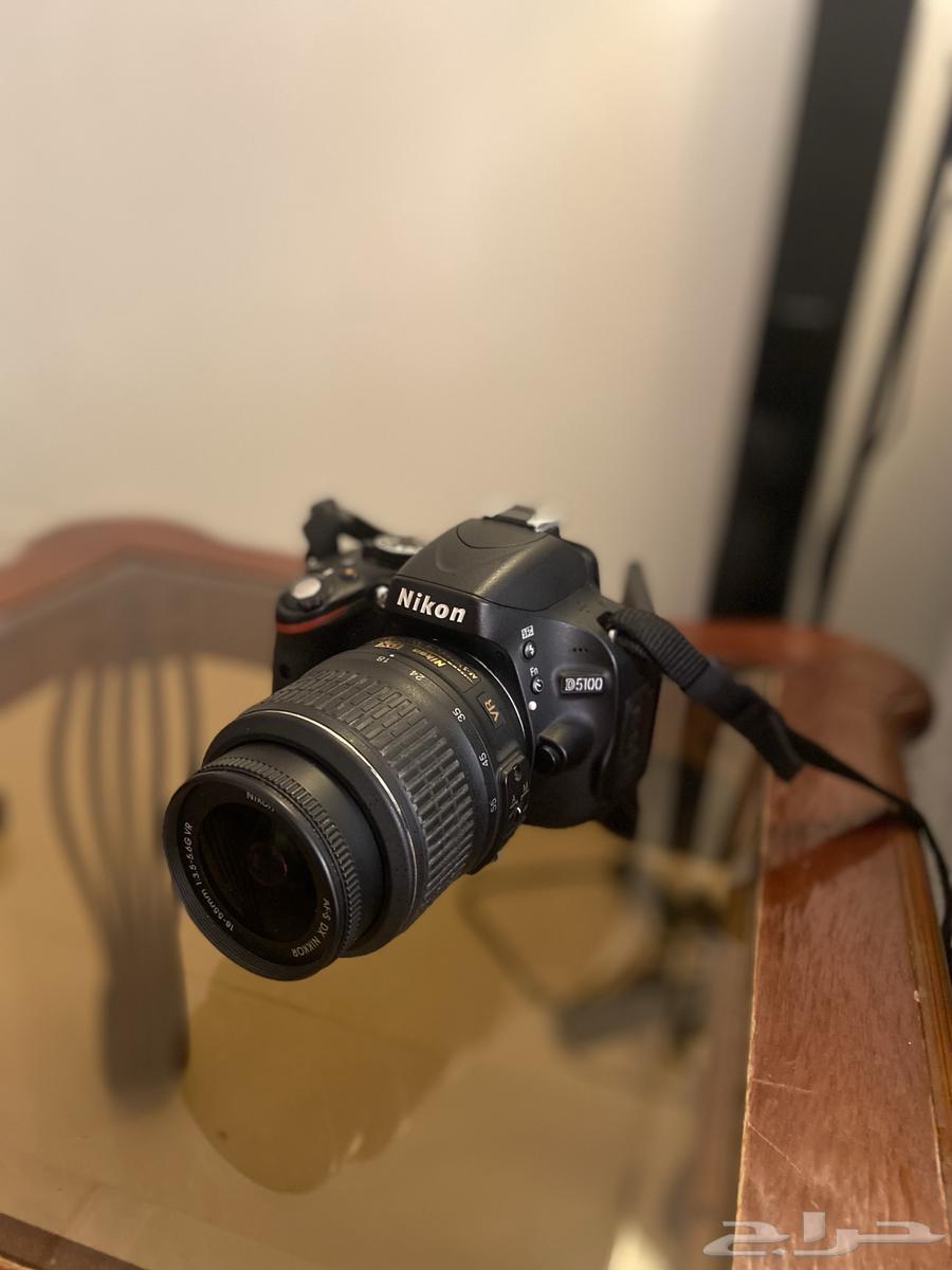 كاميرة نيكون D5100   عدسة VR-18 55mm   بطارية   شاحن64398047121026113