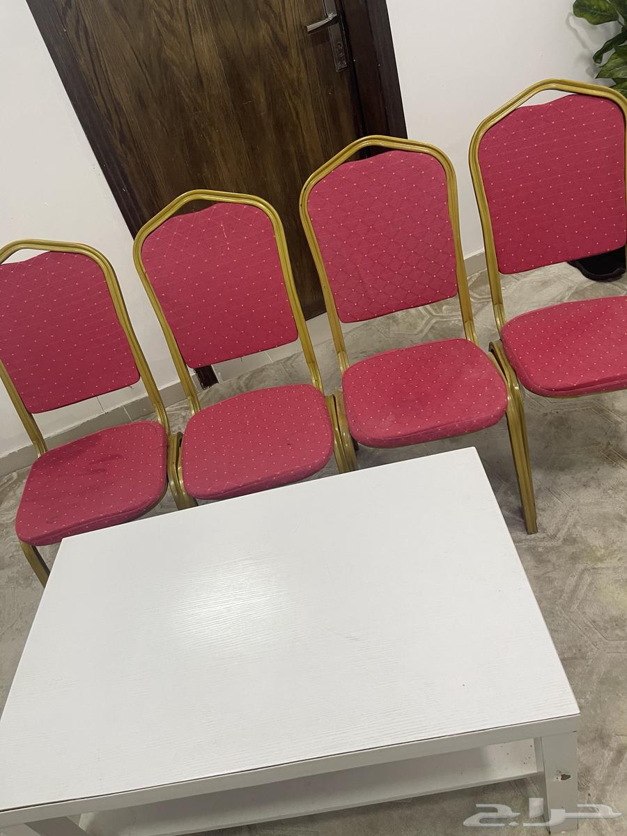 كراسي للبيع مع طاولة مجانا64399216443393111