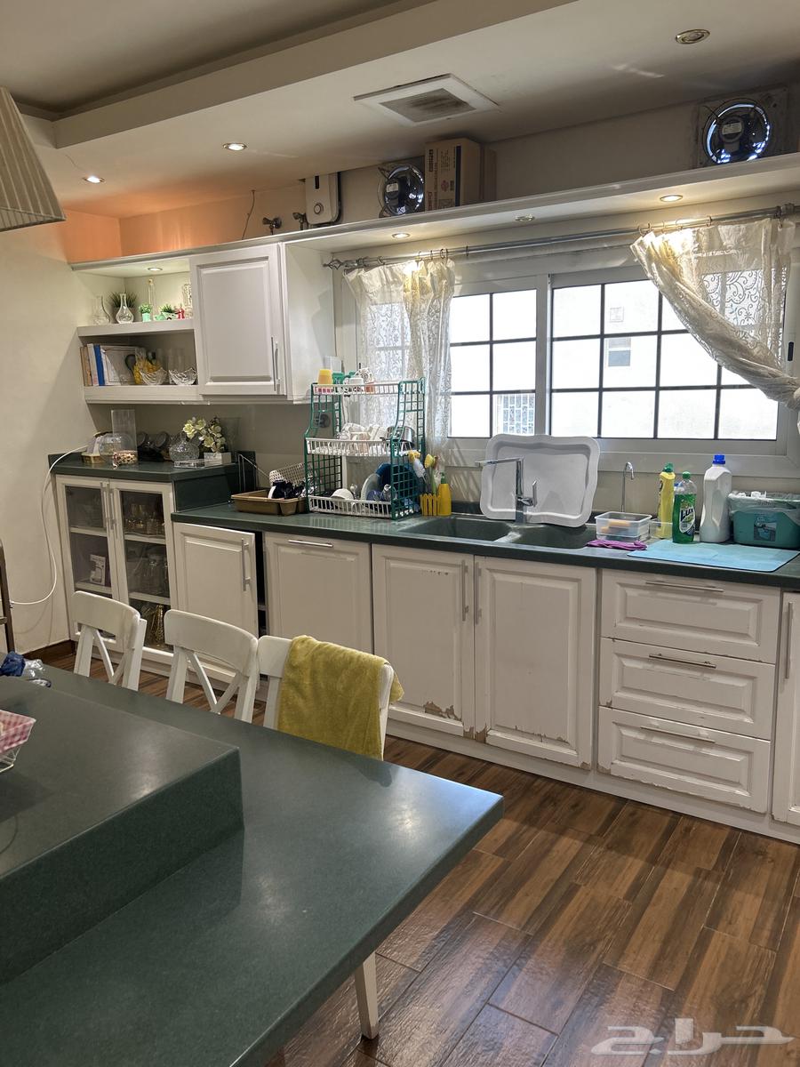 مطبخ ألمونيوم داخلي وخشب خارجي مستخدم64398686938499112