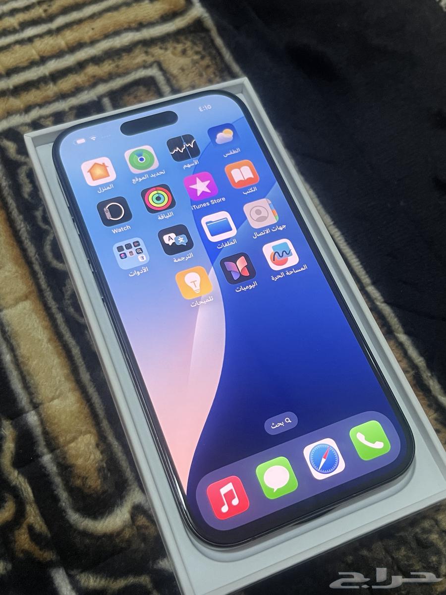 ايفون 15 برو تيتانيوم اسود64400079041281111