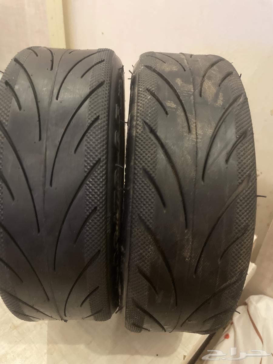 Scooter tires, monster size 6.5 with 2 new unused rims64397144539137112