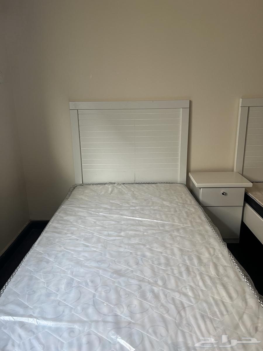 3 single beds with new unused mattress and Class Pro refrigerator64400939169667114