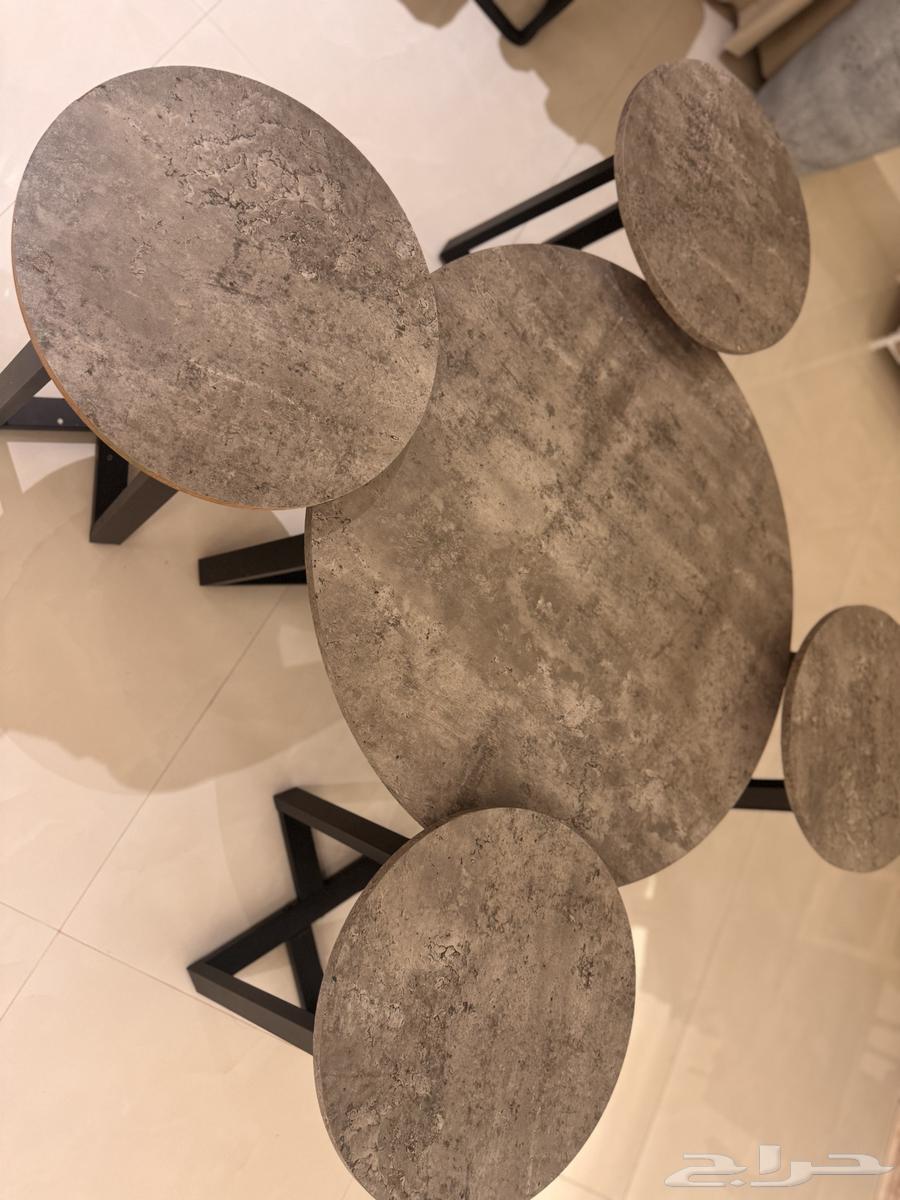 طاولة قهوة مع طاولات خدمة64396880449155110