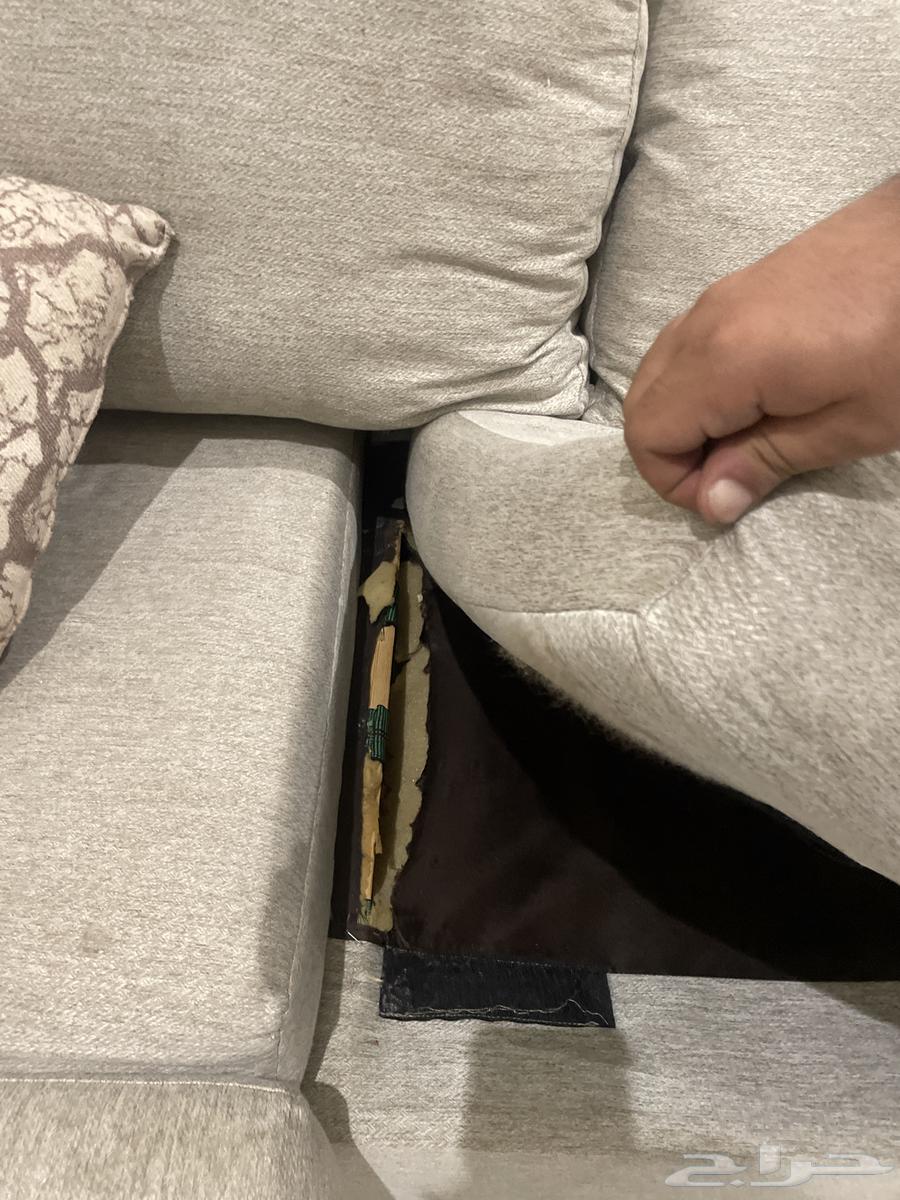 كنب حرف L مستخدم للبيع64400660969091112