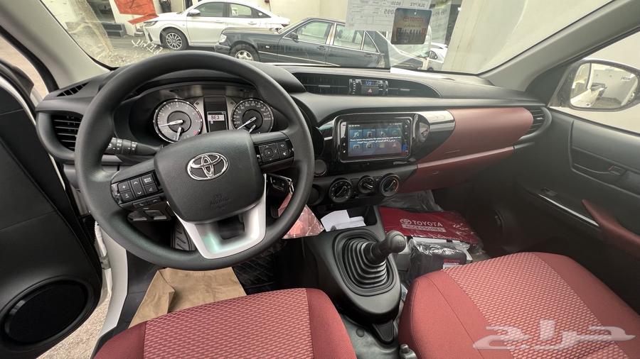 تويوتا هايلوكس غمارة GLX بنزين 2025 ب97.200 شامل الضريبة64550260803073114