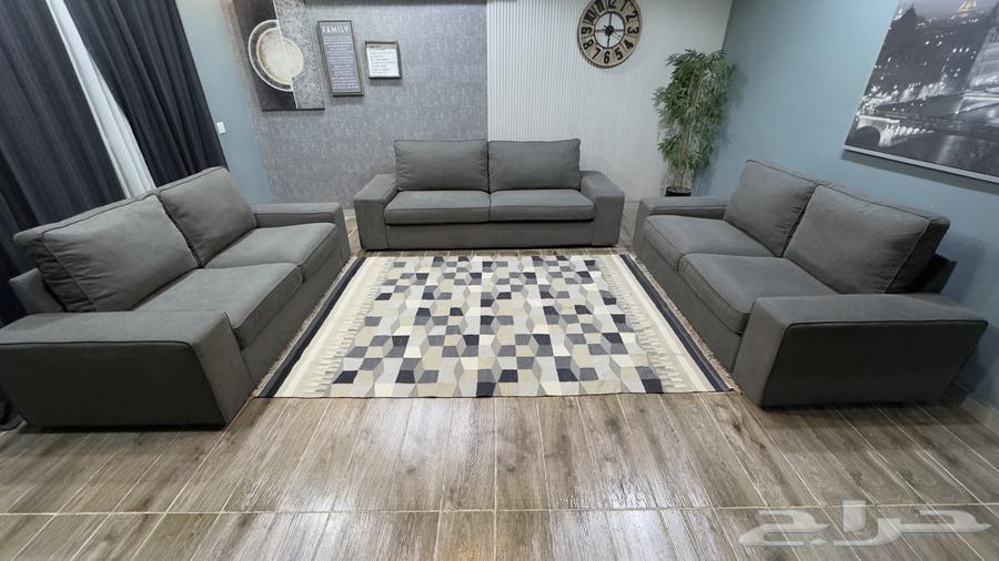 IKEA sofa for 7 people (used, clean)64393417571329112