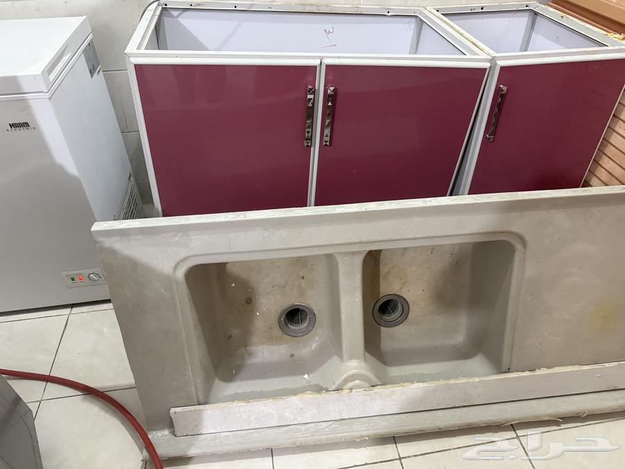 مغسلة مطبخ مع دولاب سفلي 200 ريال64392868473985110