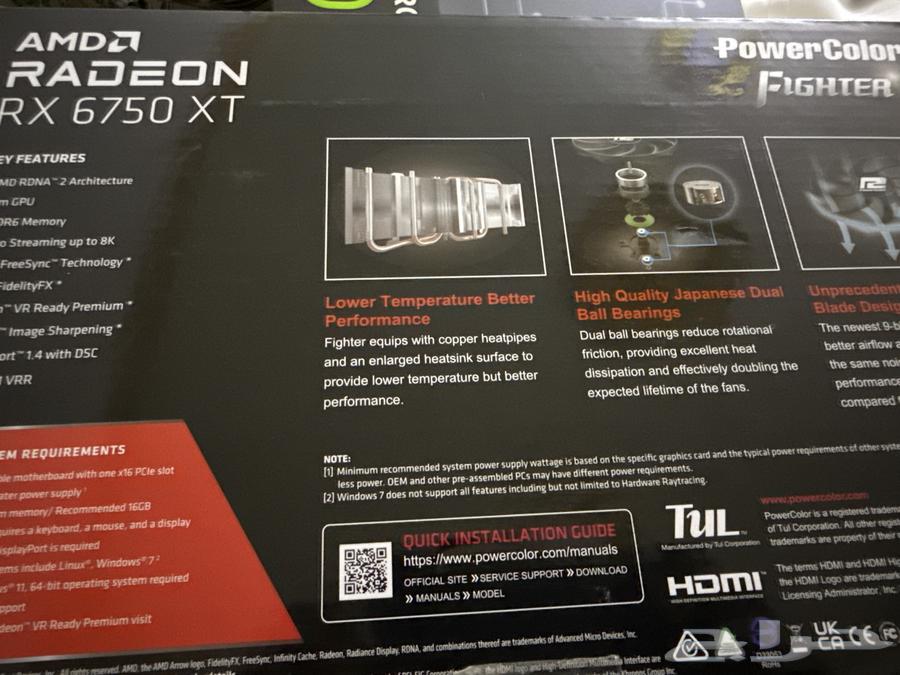 RX6750xt Graphics Card64393348681731111