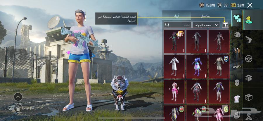 حساب ببجي عالمية  مستوى72  مثك 73  السعر1700  يد بيد64397033404803113