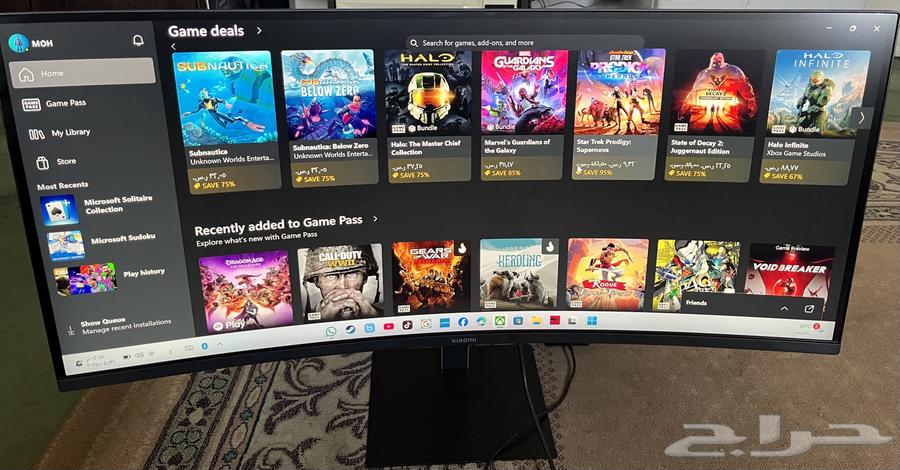 شاشة قمنق34بوصة 180هرتز64398715525123111