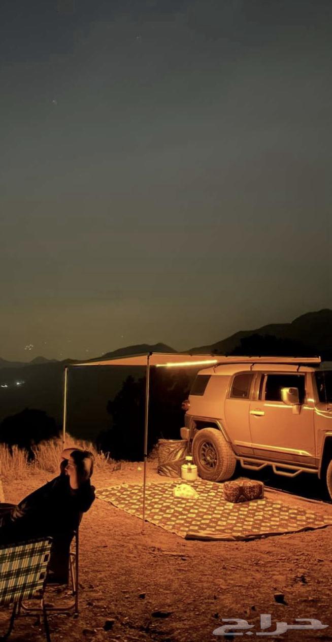 ARB 2.5x2.5 meter umbrella with lighting and included mounting bases64539811307393112