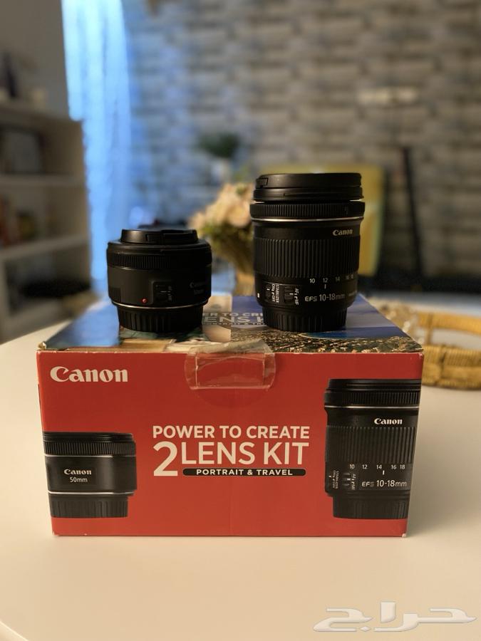 عدستين كانون احترافية power to create 2 lens kit64396240383619110