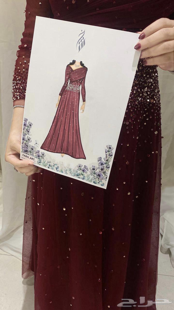 فستان زواج من مصممه من الامارات64400980678403110