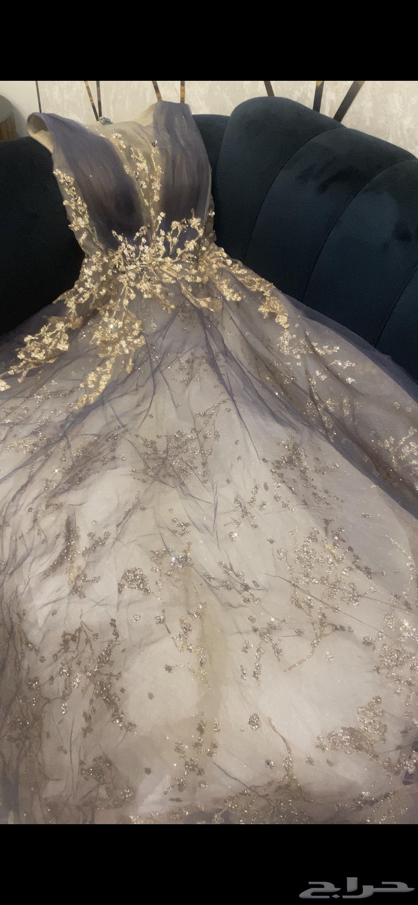 فستان ملكة أو اخت عريس منفوش مقاس سمول64395434659201110