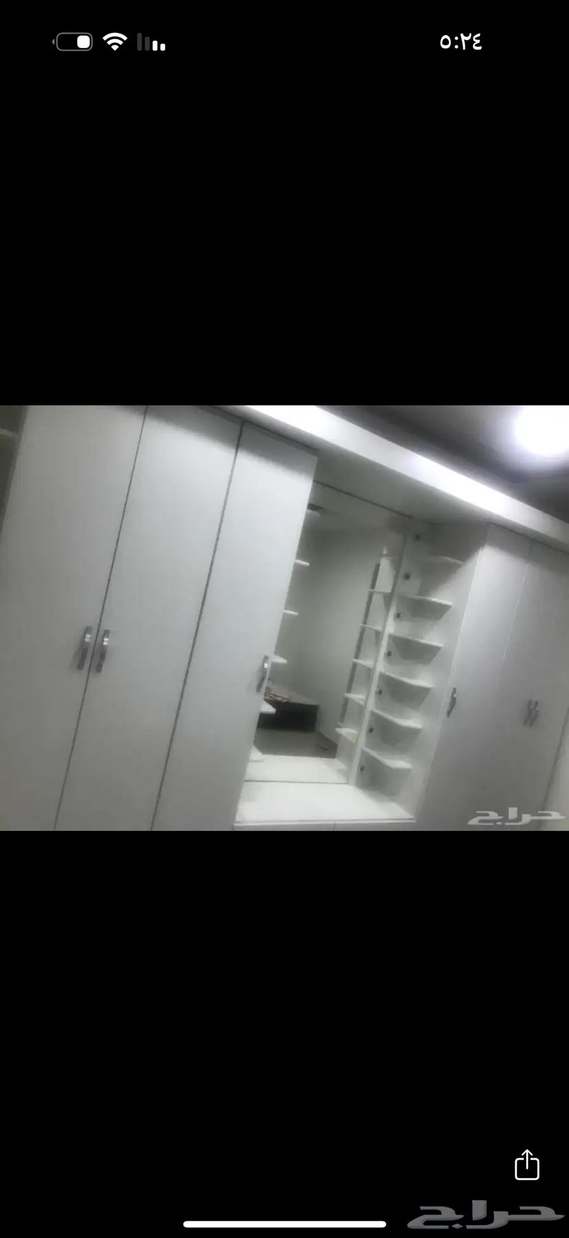 غرفة نوم مودرن بحاله ممتازه64393362538241111