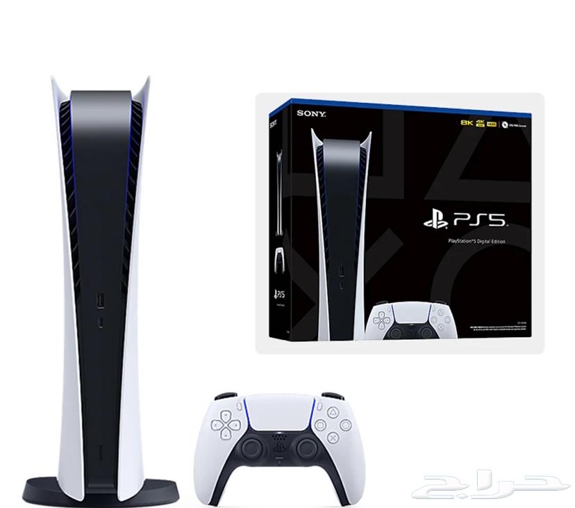 عرض بلايستيشن سوني 5 نسخة ديجيتال سلم1 تيرا بايت متوفر اقساط64363353510145111