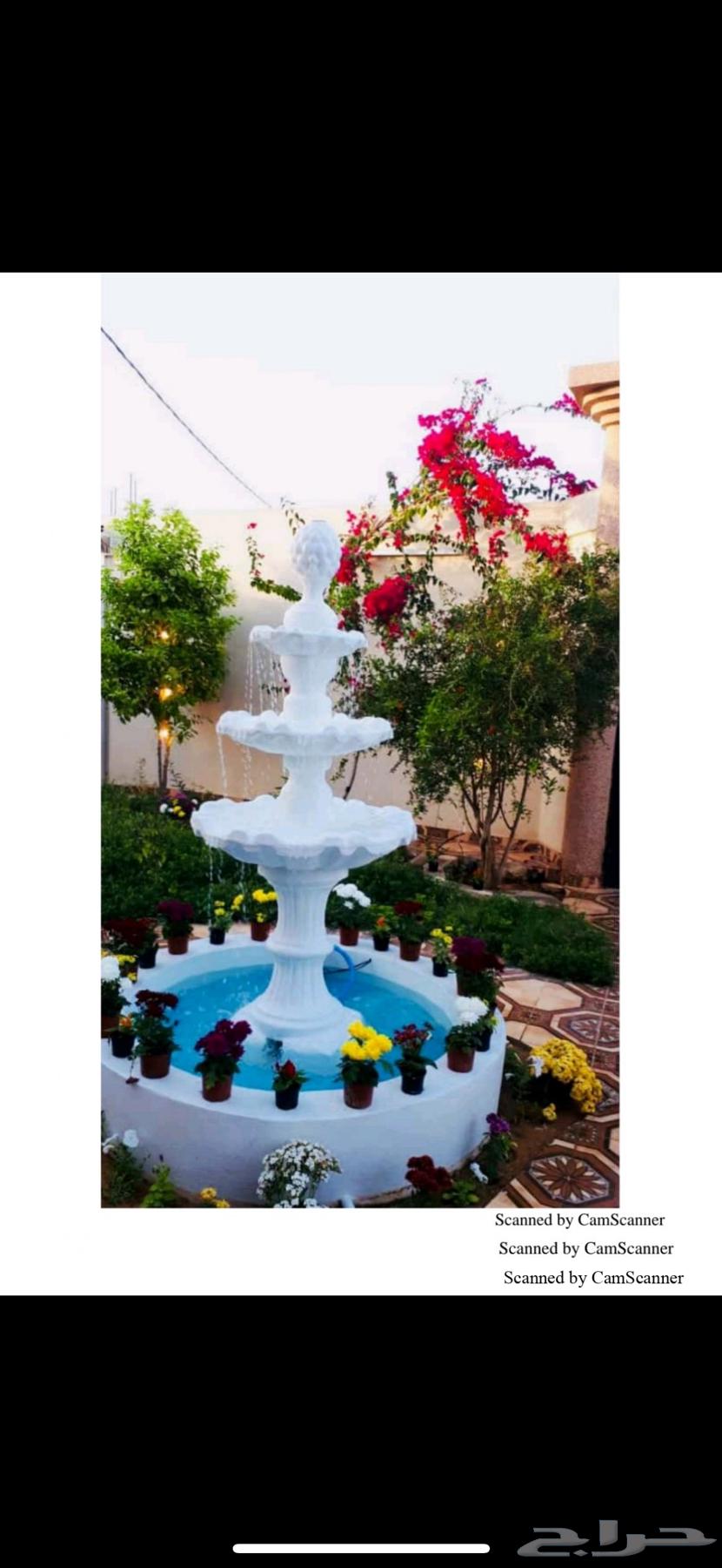 نوافير اسمنتية للحدائق64397533675267112