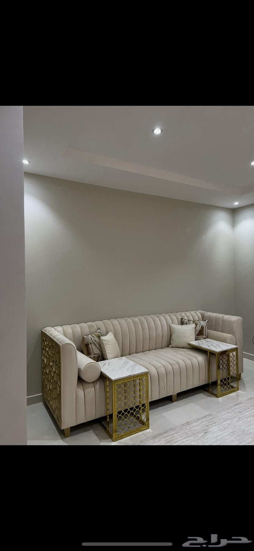 طقم أثاث كنب مجلس جوانب مرايا وطقم طاولات رخام64401257928321112