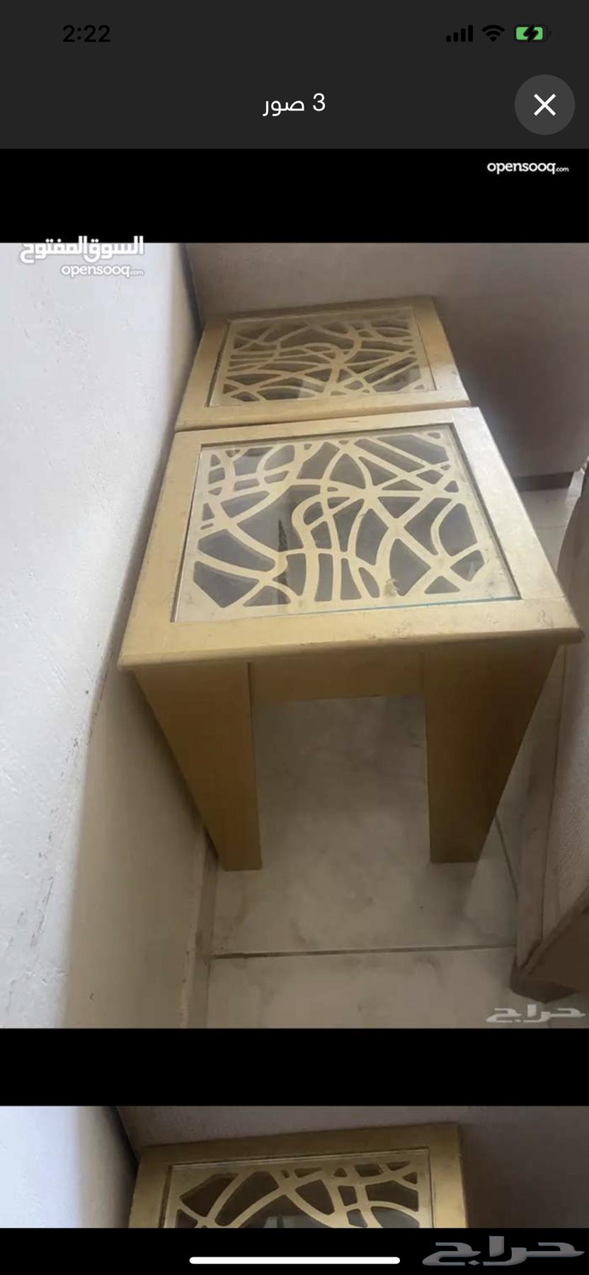 طقم كورنر مع ثنائي فقط 650 ريال مع طقم طاولة و 4 طاولات64356836177153113