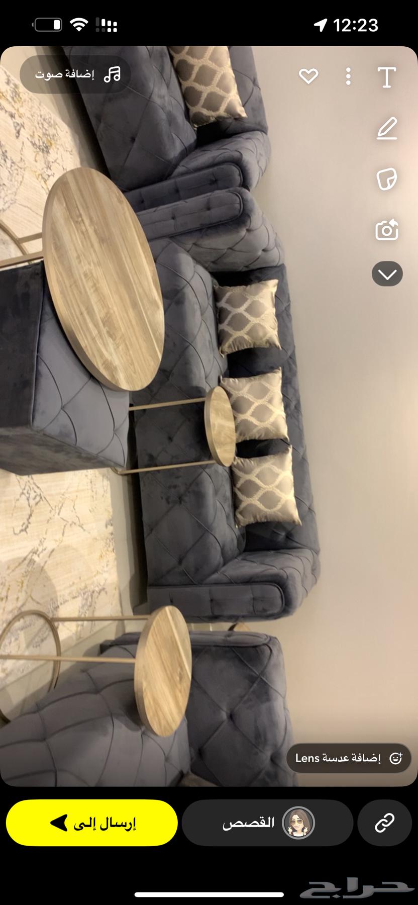 كنب مستعمل للبيع مع الطاولات 40064397464780547110