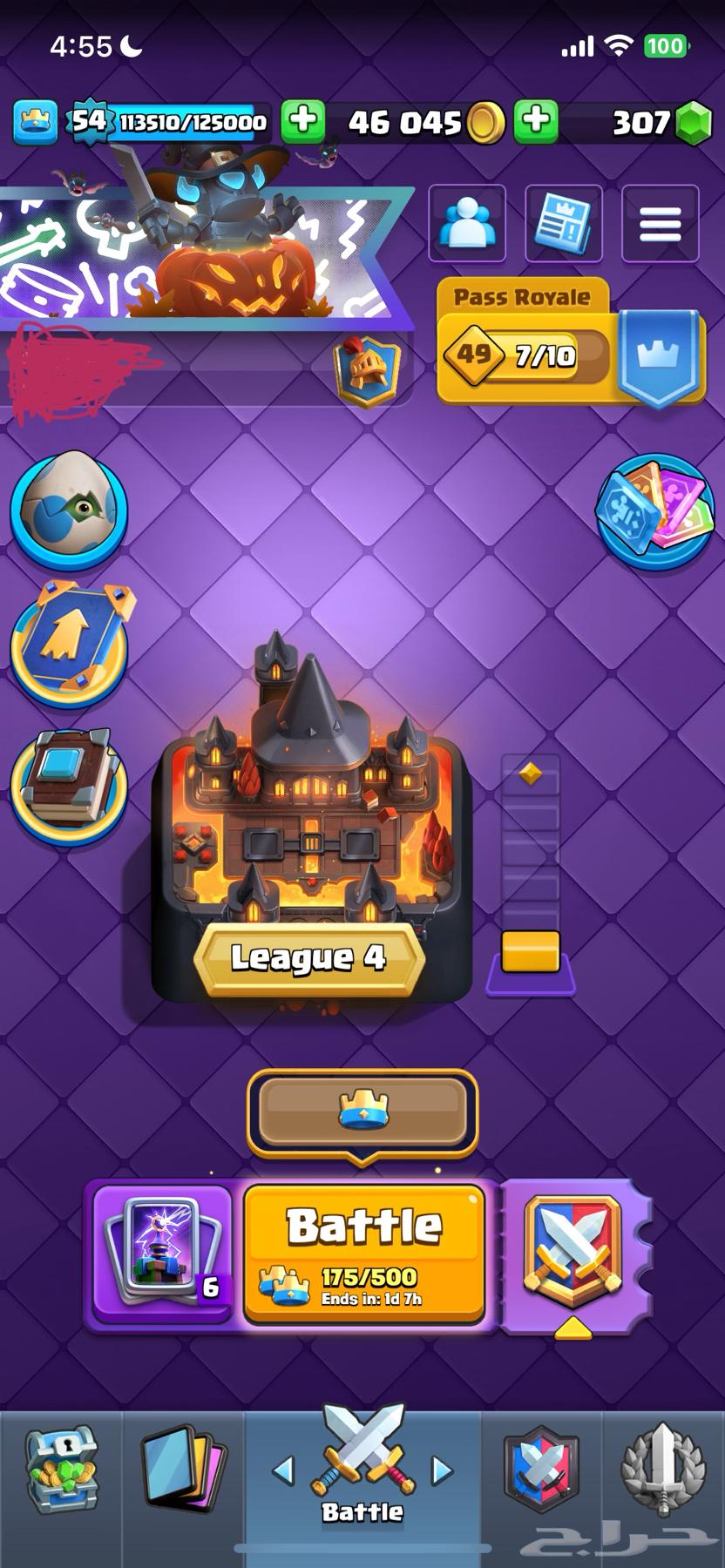 حساب كلاش رويال للبيع64394331033731110