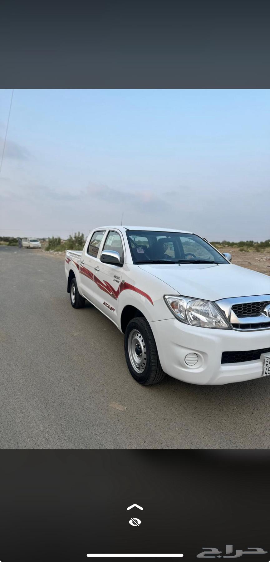 هايلكس موديل 2011 قير مكينه حق بلدها الممشى 500وعليها64548504850307114