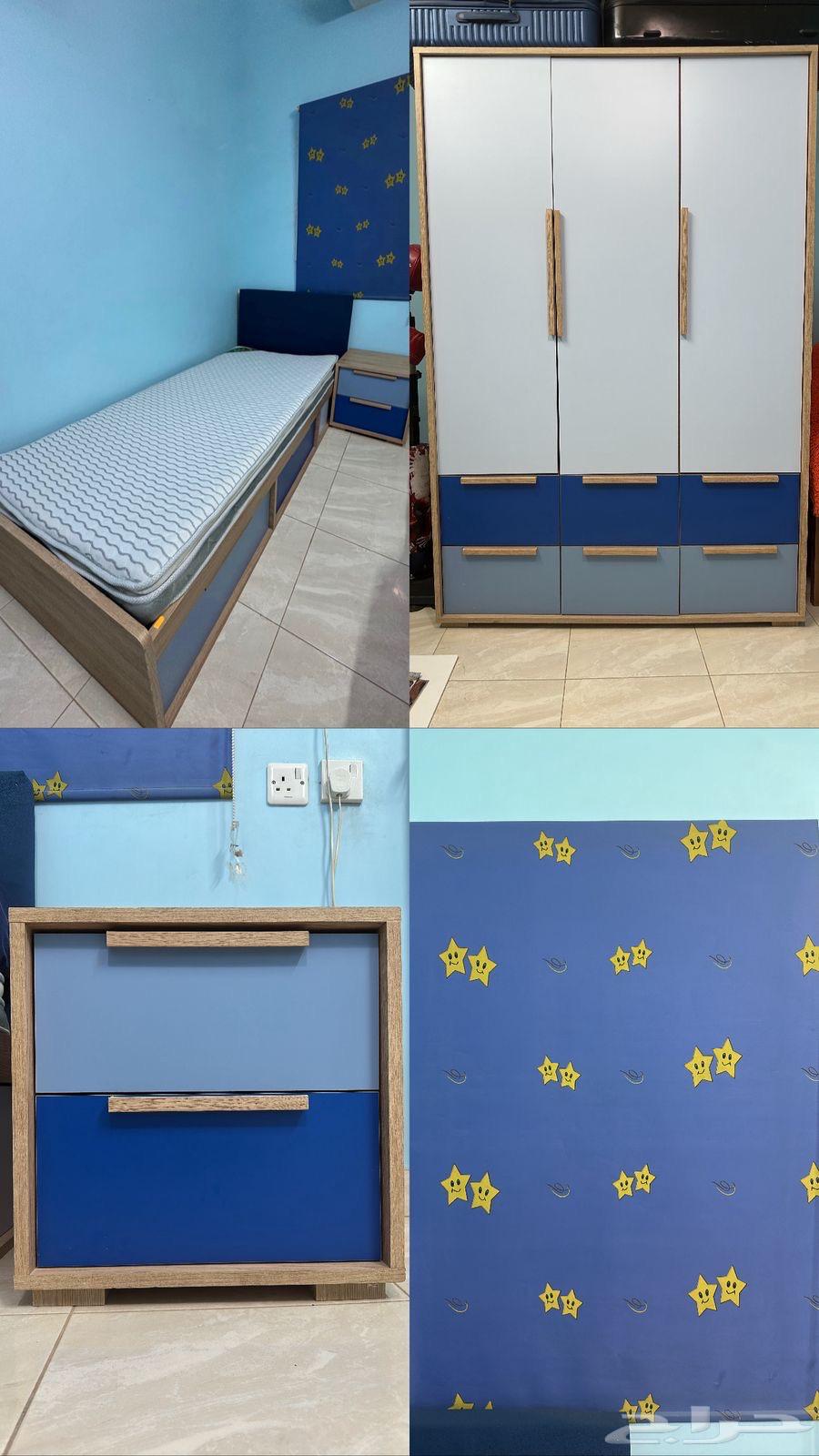 غرفة نوم أولاد شبه جديدة جدا64393403524355110