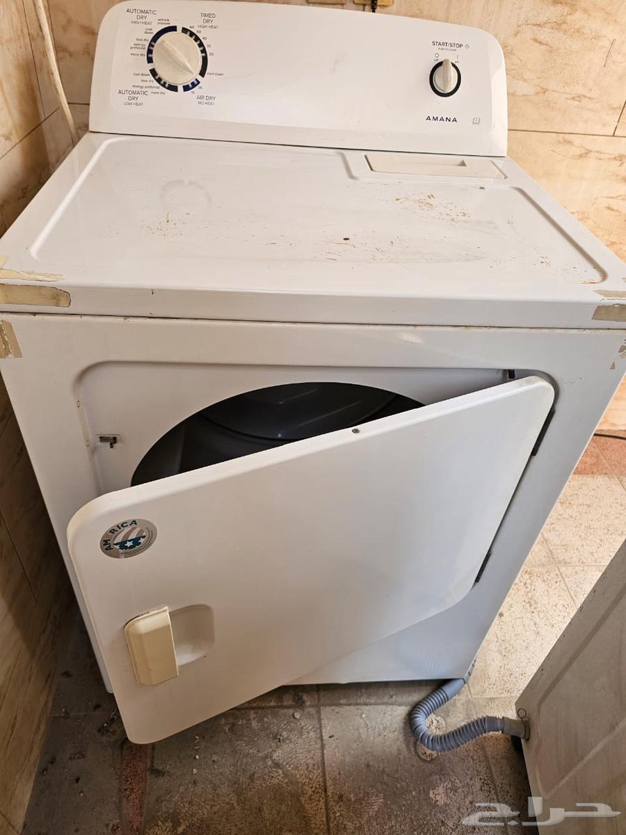 غسالة Samsung 11 KG و نشافة Amana63619359615234113