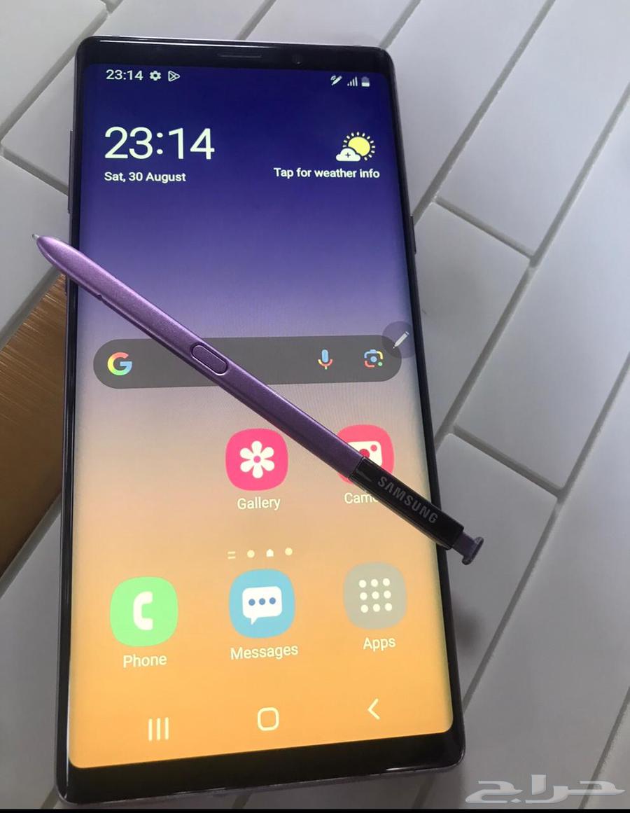 جوال سامسونج جالكسي نوت 9 نظيف جدا  جدا  ذاكرته 512 جيجابايت64396006582146111